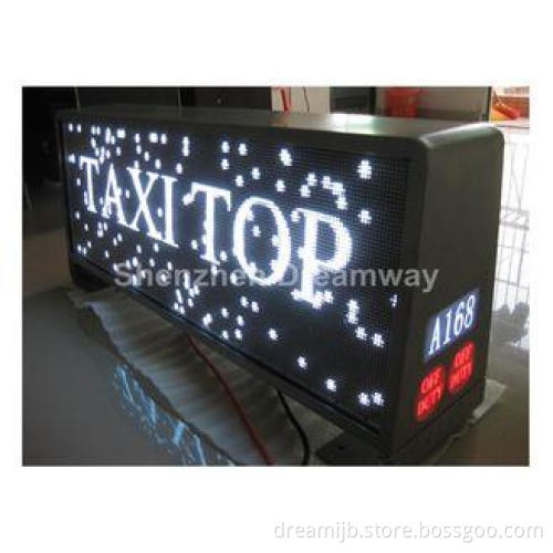 4G WIFI USB Full Color Taxi LED Display Screen , 3500CD Dig
